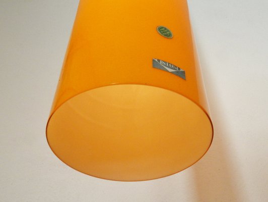 Orange Glass Pendant Light by Gino Vistosi for Vistosi, 1960s-NV-2032185