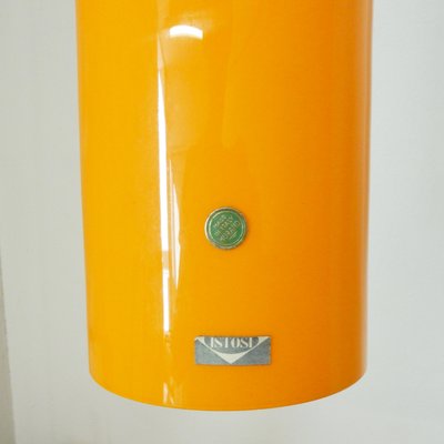 Orange Glass Pendant Light by Gino Vistosi for Vistosi, 1960s-NV-2032185