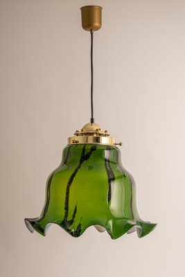 Orange Glass Pendant Light from Peill & Putzler, Germany, 1970-UGR-1156635