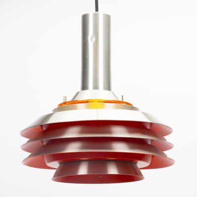 Orange Metal Pendant Lamp by Carl Thore for Granhaga-XMR-983376