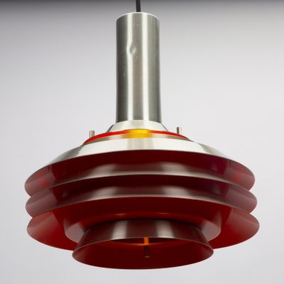 Orange Metal Pendant Lamp by Carl Thore for Granhaga-XMR-983376