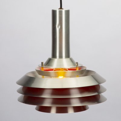 Orange Metal Pendant Lamp by Carl Thore for Granhaga-XMR-983376