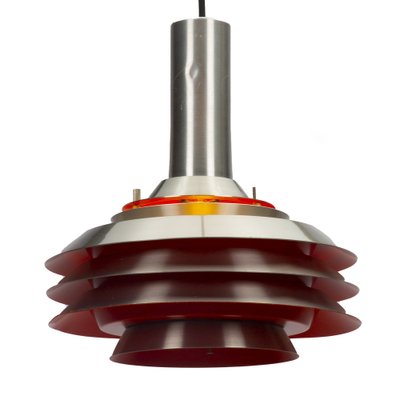 Orange Metal Pendant Lamp by Carl Thore for Granhaga-XMR-983376