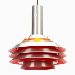 Orange Metal Pendant Lamp by Carl Thore for Granhaga-XMR-983376