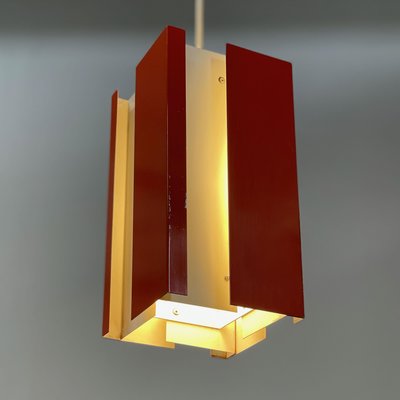 Orange Pendant 4101 by by by J.J.M. Hoogervorst for Anvia, 1960s-ZT-1223809