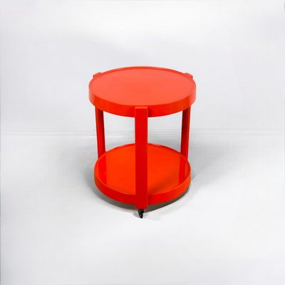 Orange Plastic Serving Trolley, 1970s-YSC-2021492