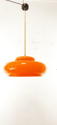 Orange Polycarbonate Pendant Lamp-QLH-1292963