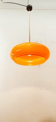 Orange Polycarbonate Pendant Lamp-QLH-1292963