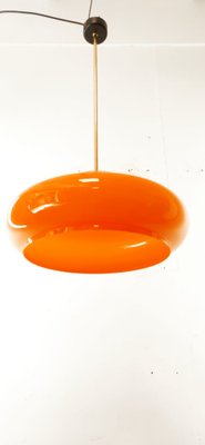 Orange Polycarbonate Pendant Lamp-QLH-1292963