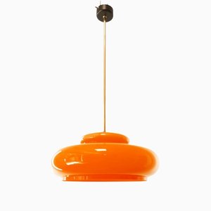 Orange Polycarbonate Pendant Lamp-QLH-1292963