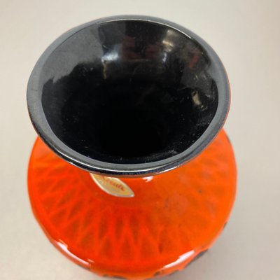 Orange Pottery Vase from Kreutz Ceramics, Germany, 1970s-QZ-1175985