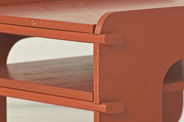 Orange Side Table attributed to Fratelli Reguitti, Italy, 1969-LOB-1405470