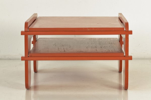 Orange Side Table attributed to Fratelli Reguitti, Italy, 1969-LOB-1405470