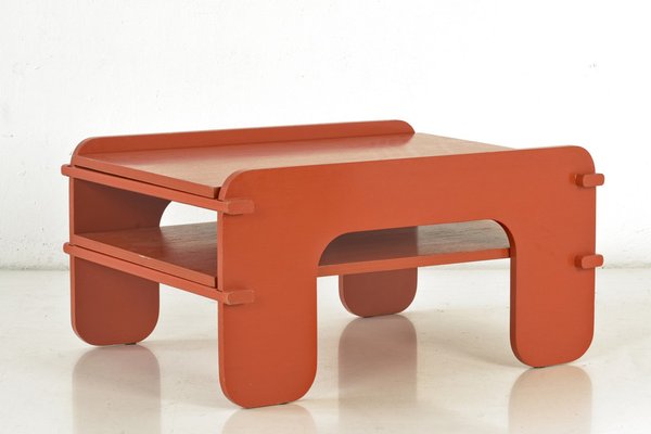 Orange Side Table attributed to Fratelli Reguitti, Italy, 1969-LOB-1405470