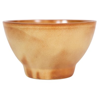 Orange Yellow Ceramic Bowl, 1960s-UY-1427385