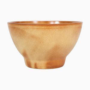 Orange Yellow Ceramic Bowl, 1960s-UY-1427385