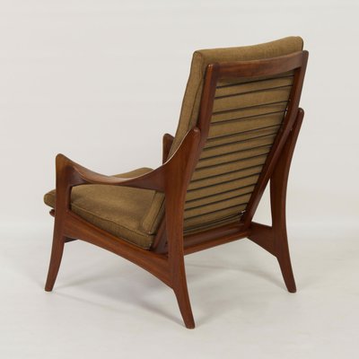 Organic Teak Easy Chair With High Back from De Ster, 1960s-ZT-1173704