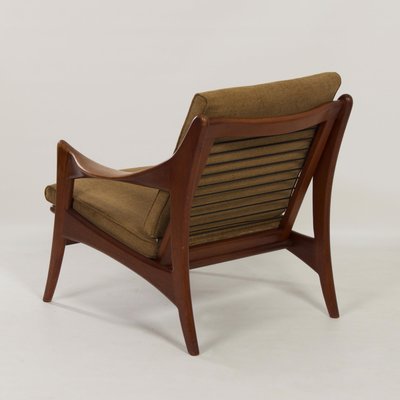 Organic Teak Easy Chair With Low Back from De Ster, 1960s-ZT-1173705