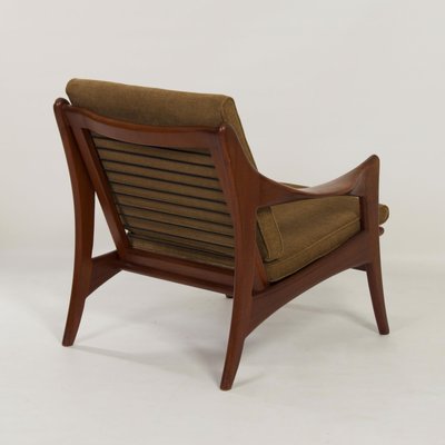 Organic Teak Easy Chair With Low Back from De Ster, 1960s-ZT-1173705