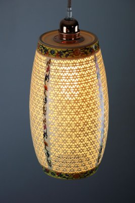 Oriental Ceramic Pendant Lamp, 1980s-HGJ-711682