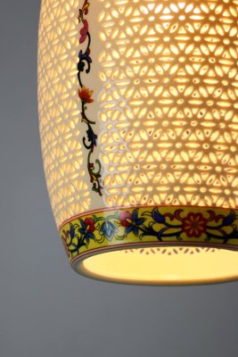 Oriental Ceramic Pendant Lamps, 1980s, Set of 2-HGJ-713231