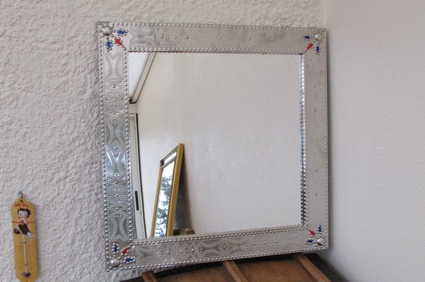 Oriental Style Silver Metal Mirror-RDN-1100201