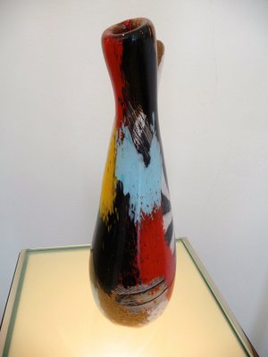 Oriente Murano Glass Vase with Double Neck attributed to Dino Martens, 1950s-YGE-1378271