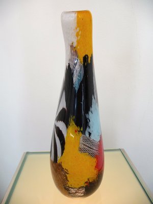 Oriente Murano Glass Vase with Double Neck attributed to Dino Martens, 1950s-YGE-1378271