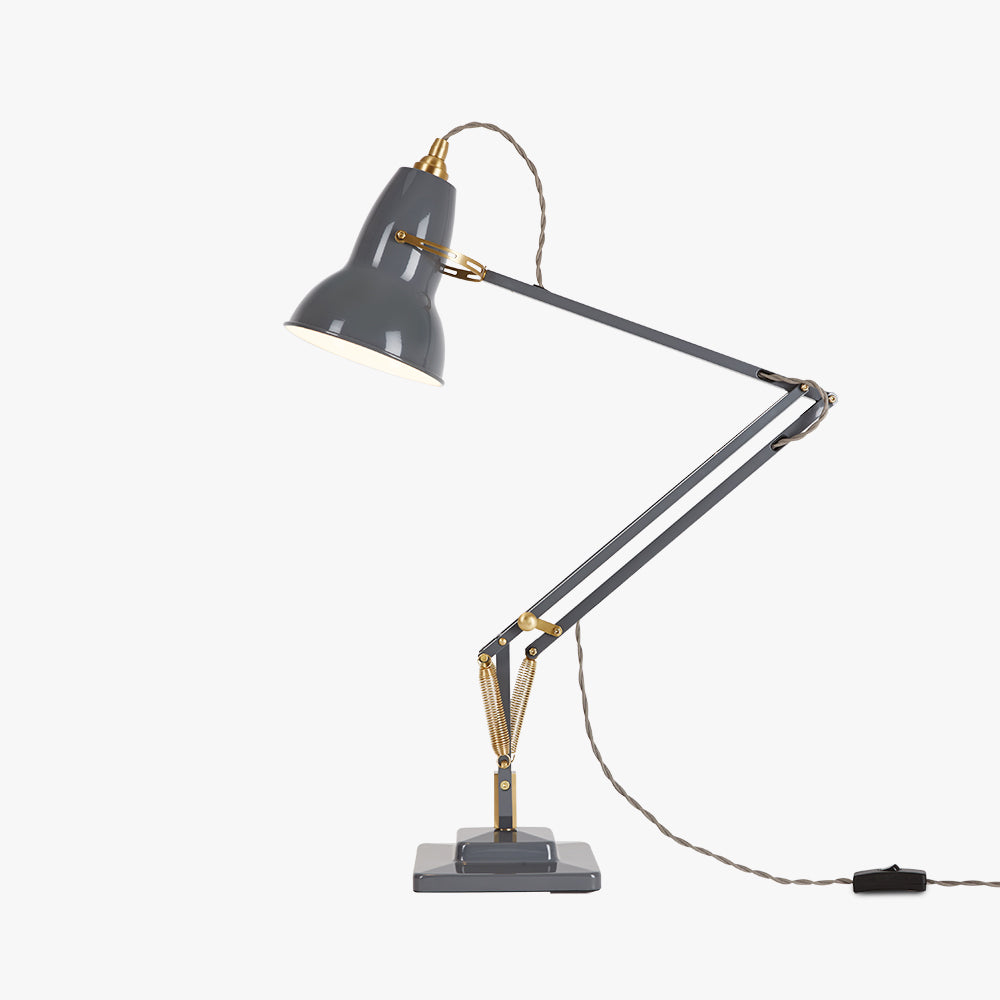 Original 1227 Brass Desk Lamp by Anglepoise #Elephant Grey