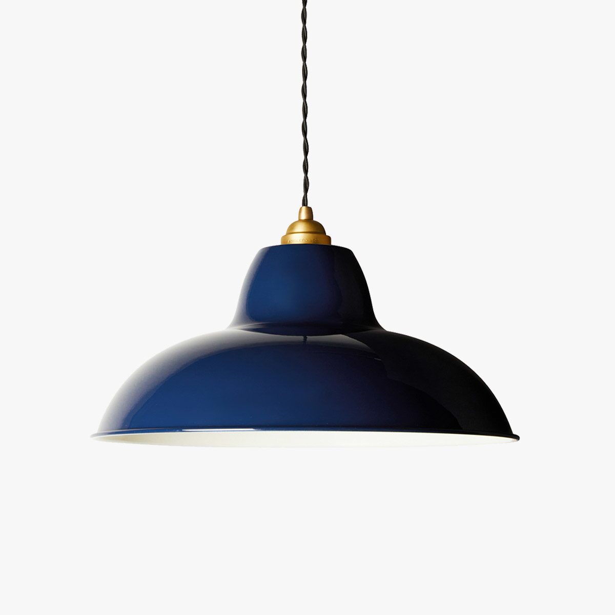 Original 1227 Midi Wide Brass Pendant by Anglepoise