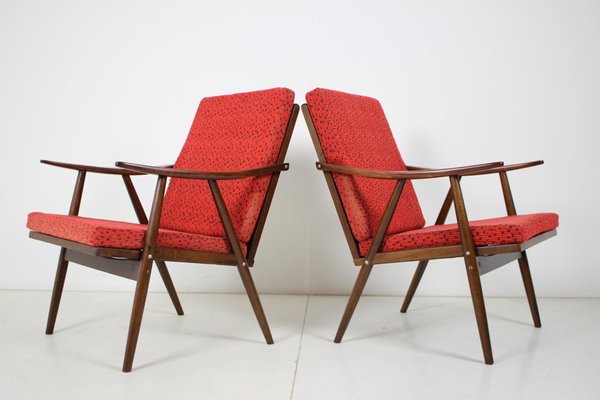 Original Armchairs from TON, 1960s, Set of 2-TZ-938749