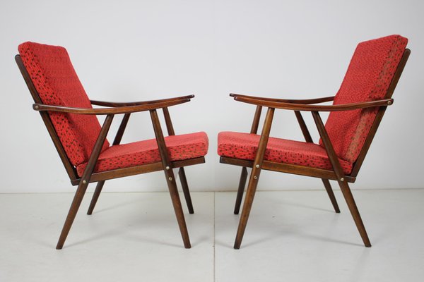 Original Armchairs from TON, 1960s, Set of 2-TZ-938749