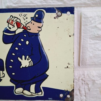 Original Pepsi Cola Tin Sign, 1940-FRB-1777774