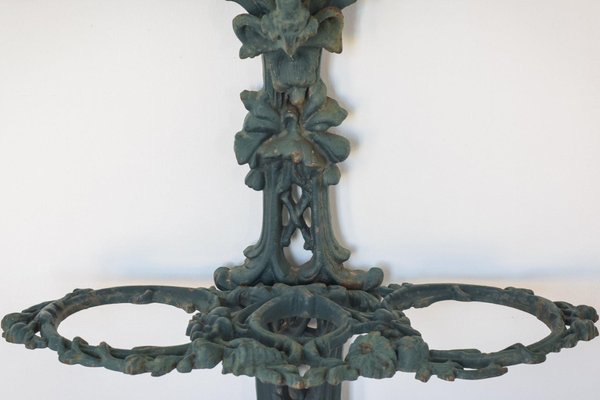 Ornate Victorian-Style Coat Rack in Cast Iron-AOI-1106835