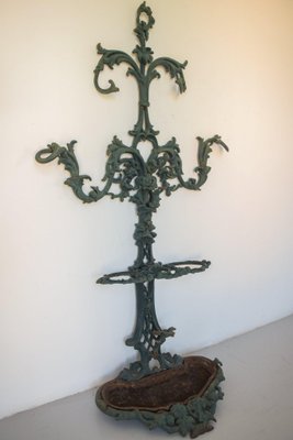 Ornate Victorian-Style Coat Rack in Cast Iron-AOI-1106835