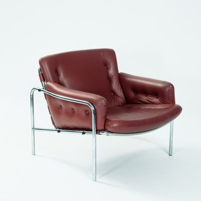 Osaka Lounge Chair in Leather by Martin Visser for 't Spectrum, 1964-NQU-1784151