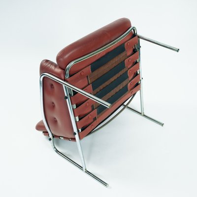 Osaka Lounge Chair in Leather by Martin Visser for 't Spectrum, 1964-NQU-1784151