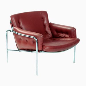 Osaka Lounge Chair in Leather by Martin Visser for 't Spectrum, 1964-NQU-1784151