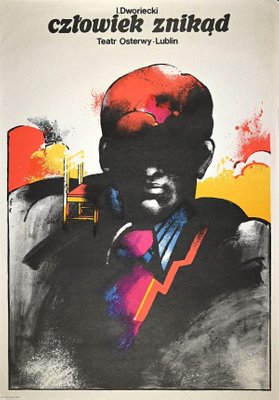 Osterwy Theater Lublin Offset Poster by Jan Sawka, 1977-ZCI-1379079