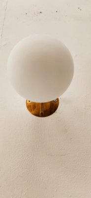 Ottone Wall Lamp with Opal White Sphere-QLH-1315047