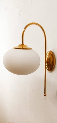 Ottone Wall Lamp with Oval White Glass-QLH-1315052