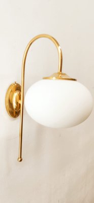 Ottone Wall Lamp with Oval White Glass-QLH-1315052