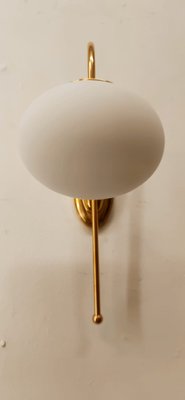 Ottone Wall Lamp with Oval White Glass-QLH-1315052