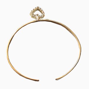 Oval Bangle with Charm, 1990s-EAI-728031