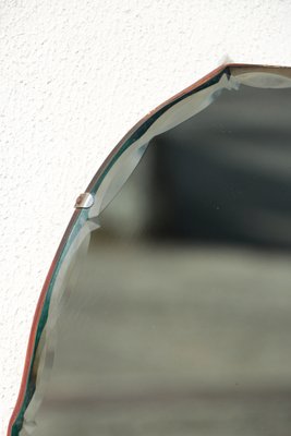 Oval Beveled Mirror, 1950s-YRI-1421515