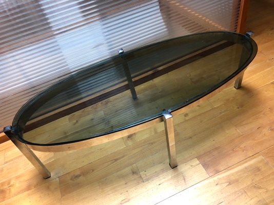 Oval Coffee Table, 1970s-SDV-666228