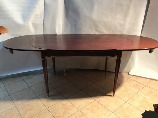 Oval Extendable Table, 1970s-WQQ-1757158