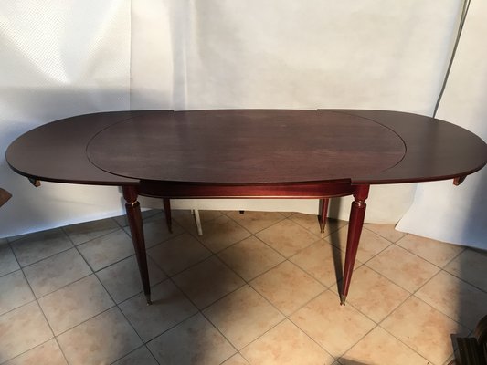 Oval Extendable Table, 1970s-WQQ-1757158