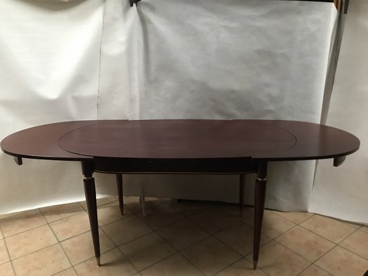 Oval Extendable Table, 1970s-WQQ-1757158