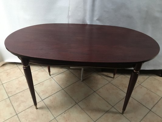 Oval Extendable Table, 1970s-WQQ-1757158